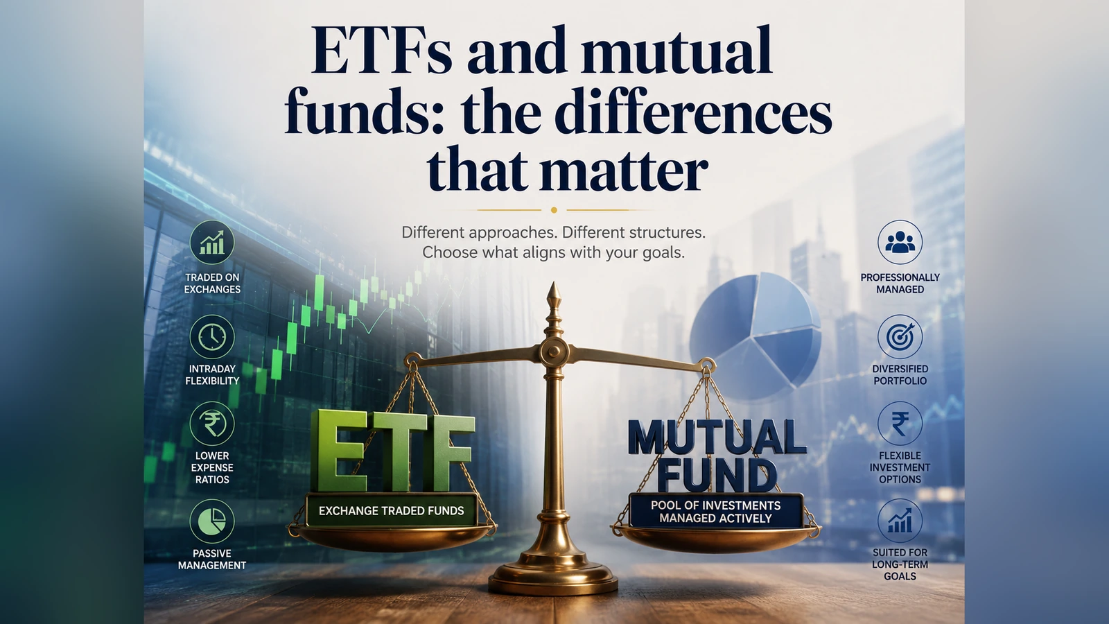 ETFs and mutual funds: the differences that matter